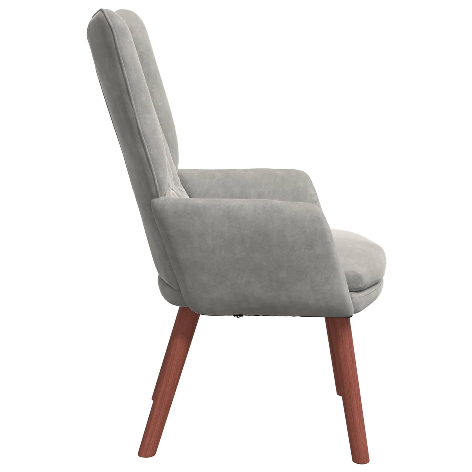 Sessel Hellgrau 63 x 67 x 94 cm Samt