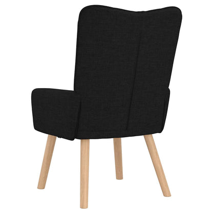 Sessel Schwarz 63 x 67 x 94 cm Stoff und Sperrholz
