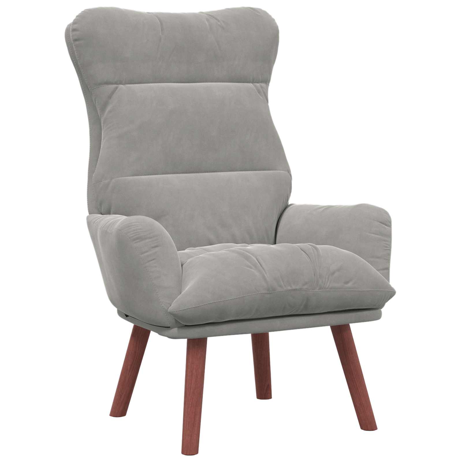 Sessel Hellgrau 69 x 74 x 93 cm Samt