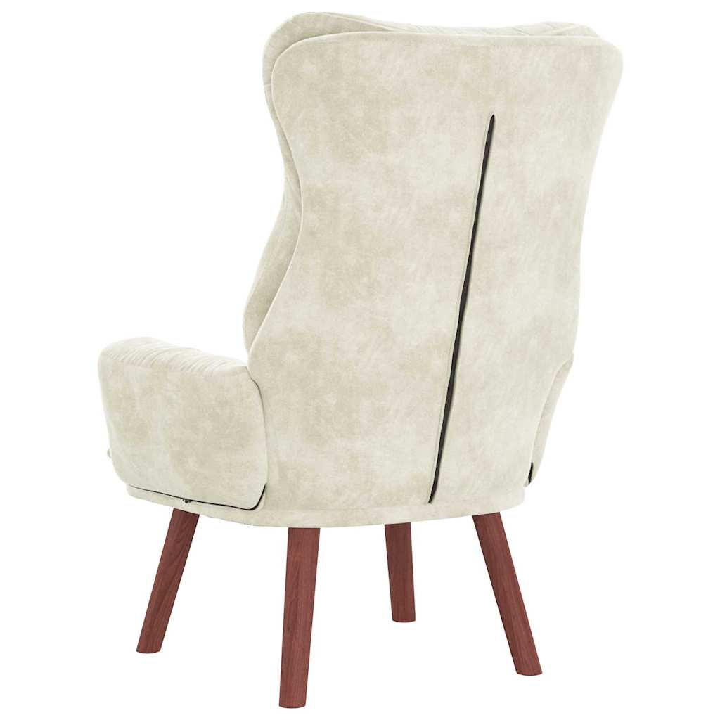Sessel Creme 69 x 74 x 93 cm Samt
