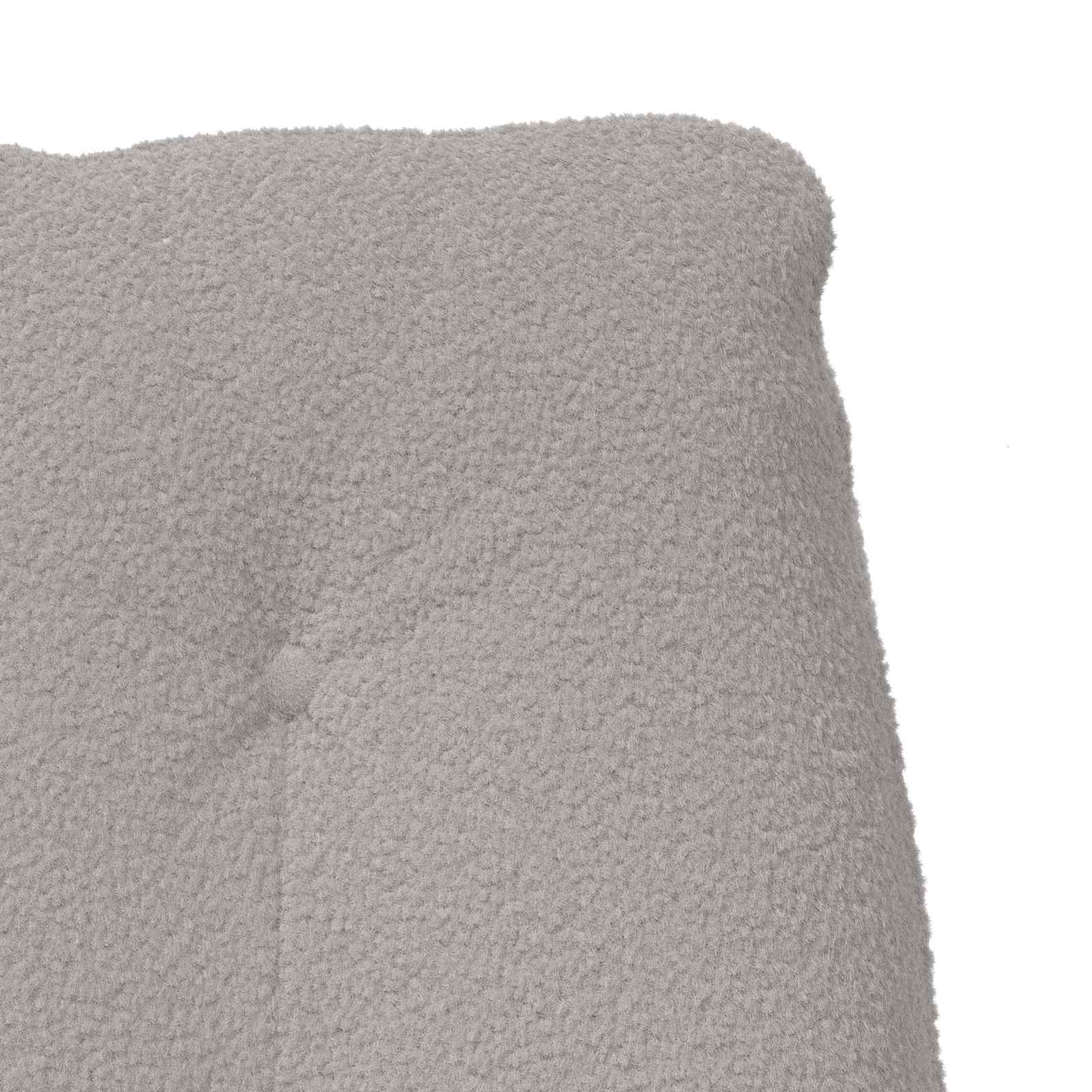 Sessel Hellgrau 69 x 74 x 93 cm Sherpa-Stoff