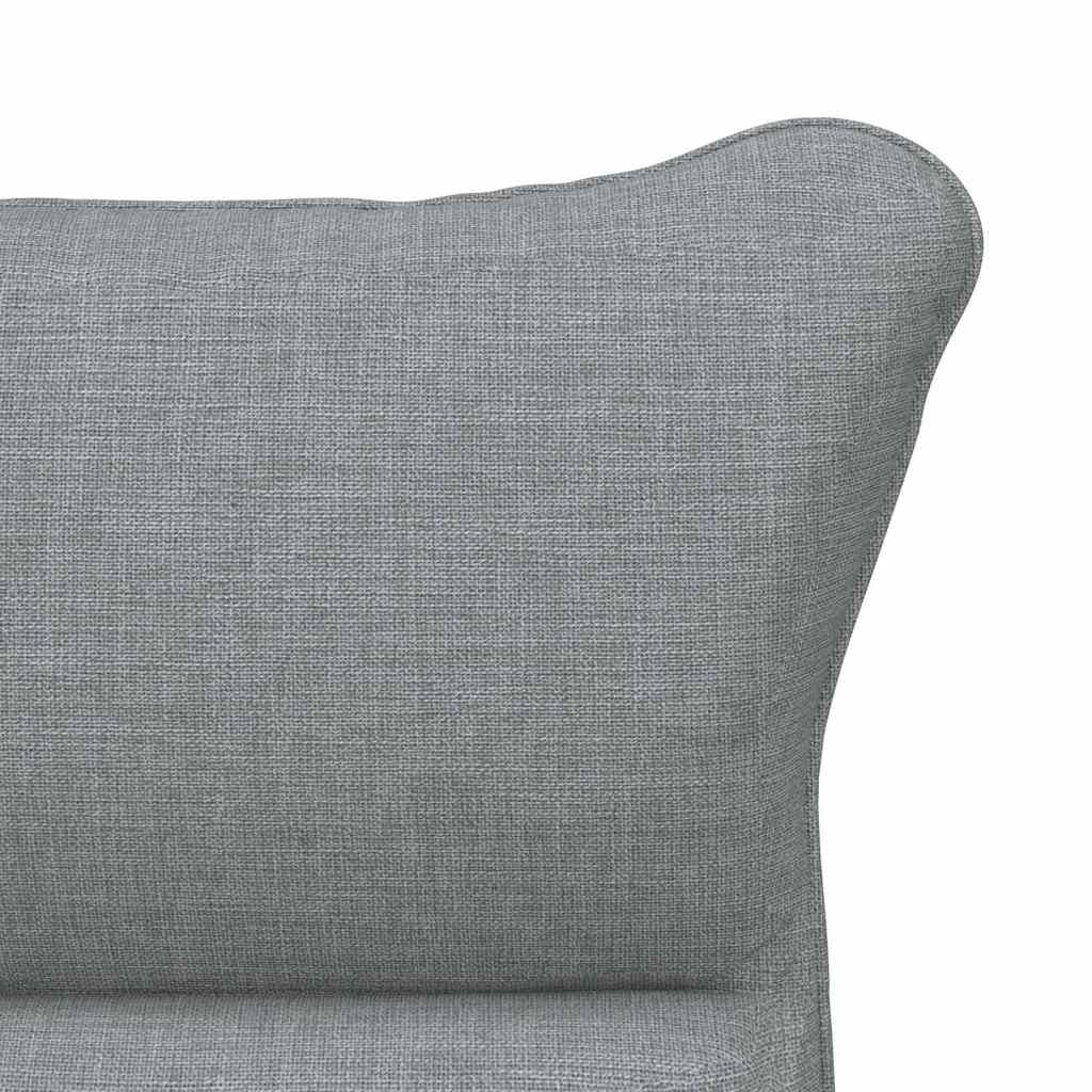 Sessel Hellgrau 69 x 74 x 93 cm Fabric and Plywood