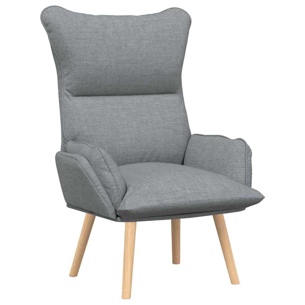 Sessel Hellgrau 69 x 74 x 93 cm Fabric and Plywood
