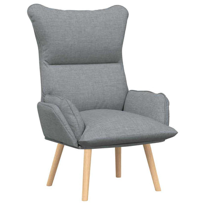 Sessel Hellgrau 69 x 74 x 93 cm Fabric and Plywood