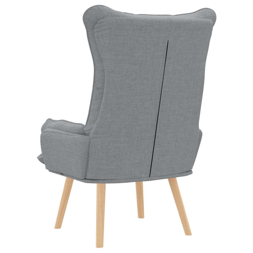 Sessel Hellgrau 69 x 74 x 93 cm Fabric and Plywood