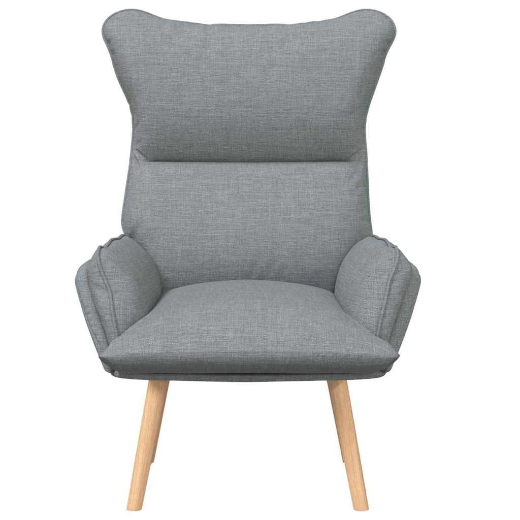 Sessel Hellgrau 69 x 74 x 93 cm Fabric and Plywood