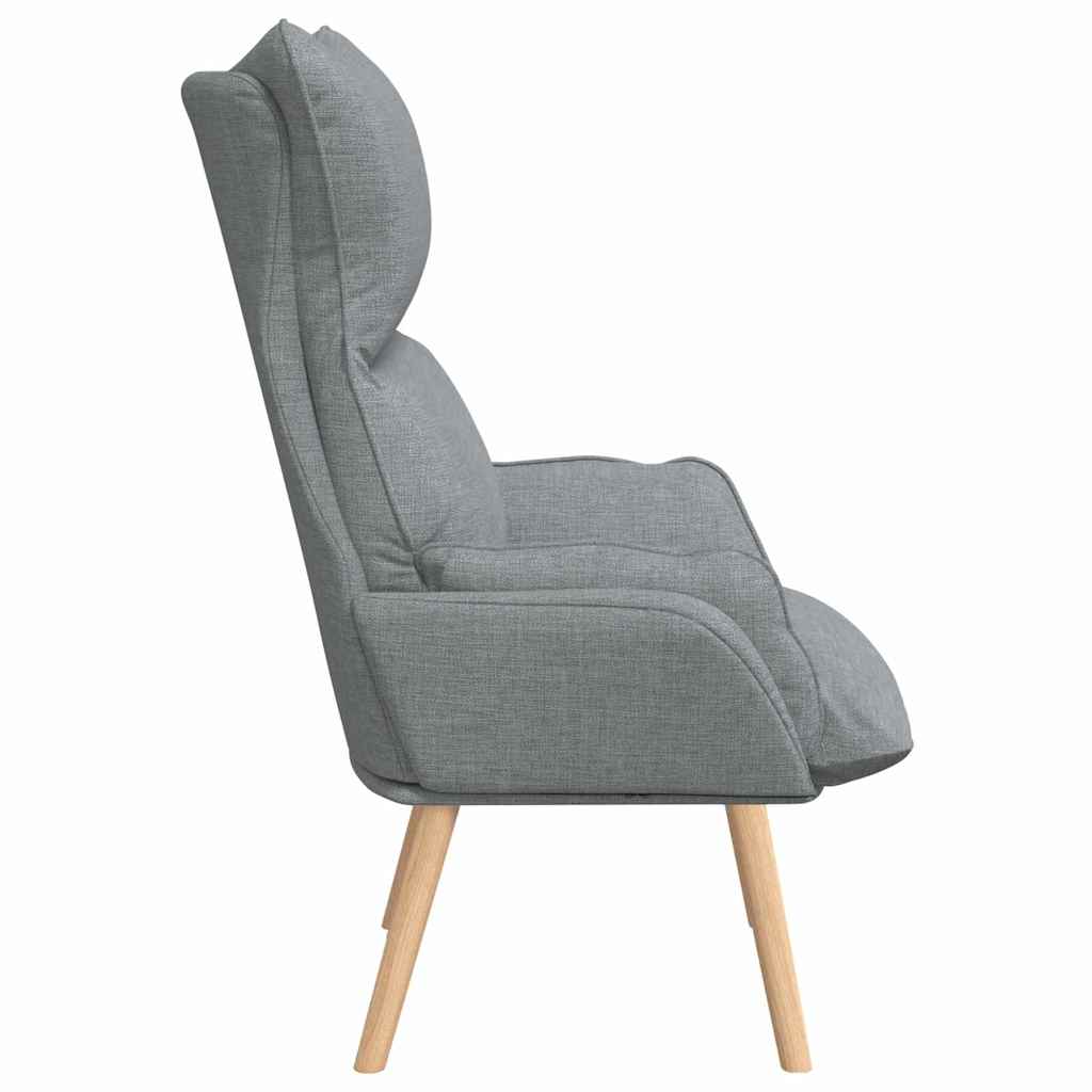 Sessel Hellgrau 69 x 74 x 93 cm Fabric and Plywood