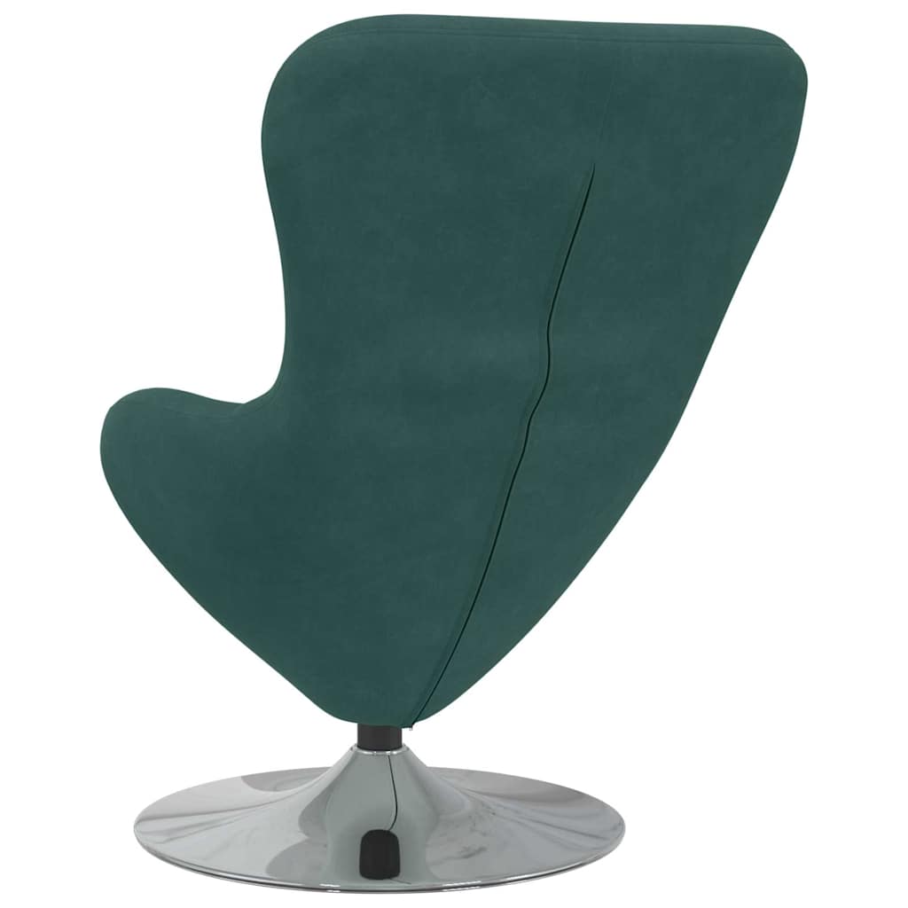 Eiersessel Dunkelgrün 63 x 73 x 90 cm Samt