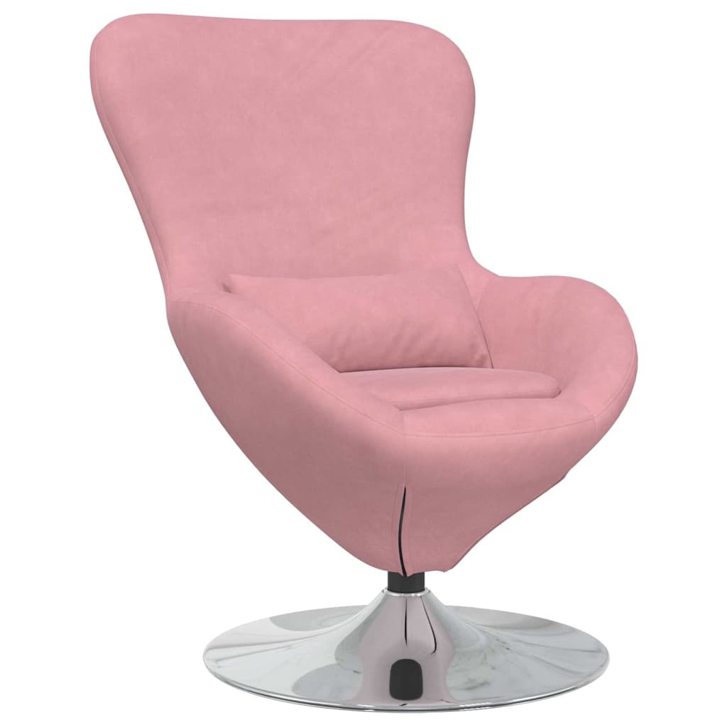 Eiersessel Rosa Samt