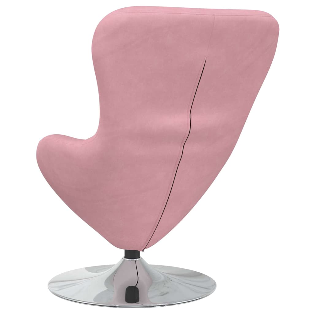 Eiersessel Rosa Samt