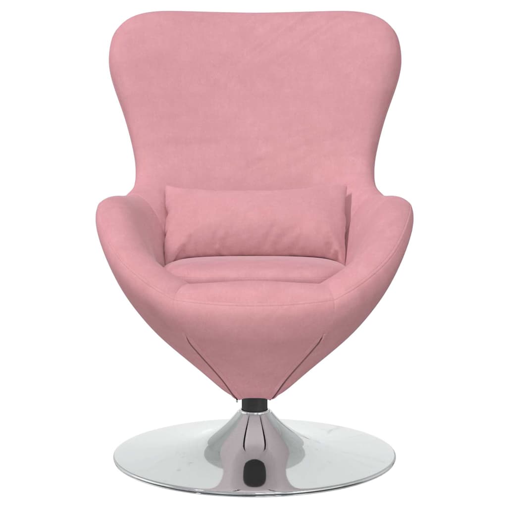 Eiersessel Rosa Samt