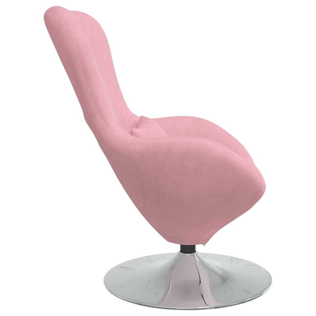 Eiersessel Rosa Samt