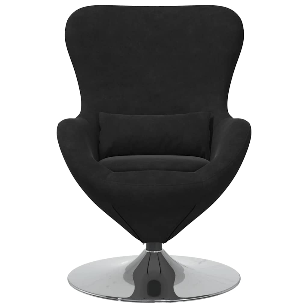 Eiersessel Schwarz 63 x 73 x 90 cm Samt