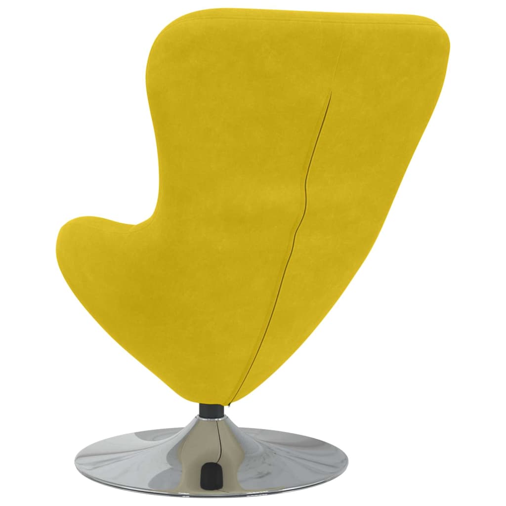 Eiersessel Gelb 63 x 73 x 90 cm Samt