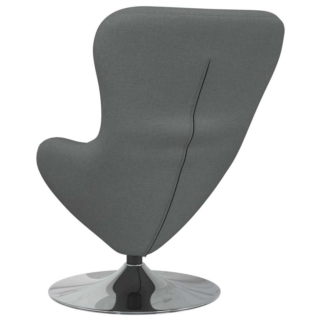 Eiersessel Dunkelgrau 63 x 73 x 90 cm Stoff