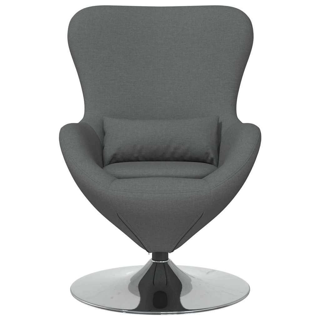 Eiersessel Dunkelgrau 63 x 73 x 90 cm Stoff