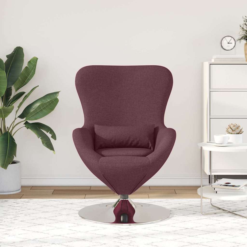 Eiersessel Lila 63 x 73 x 90 cm Stoff
