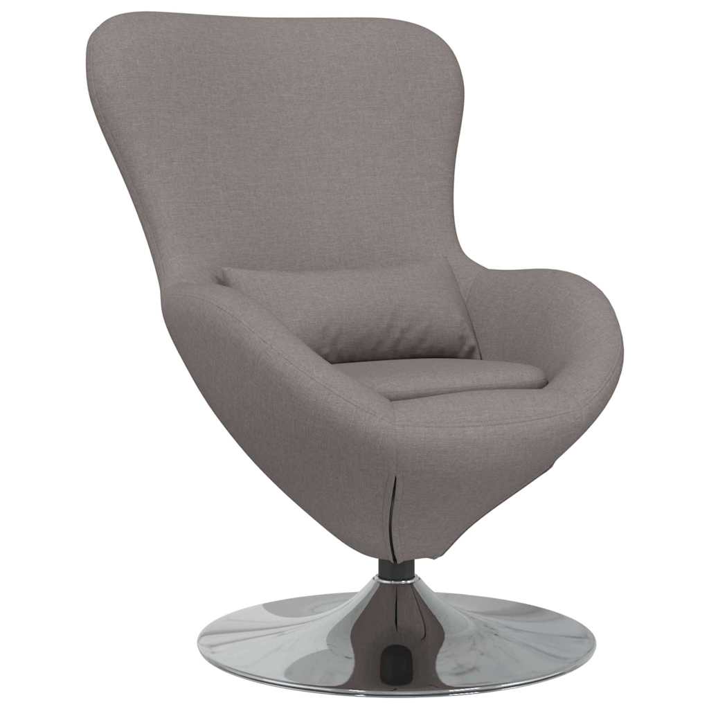 Eiersessel Taupe 63 x 73 x 90 cm Stoff