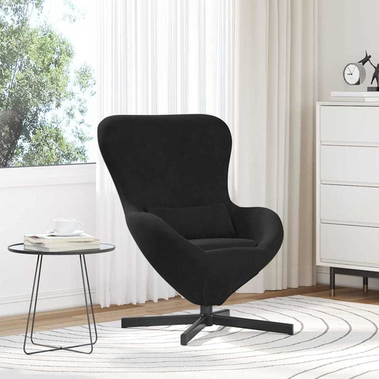 Eiersessel Schwarz 63 x 73 x 90 cm Samt