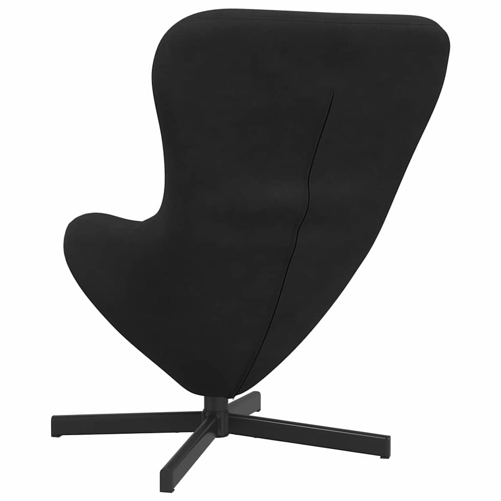 Eiersessel Schwarz 63 x 73 x 90 cm Samt