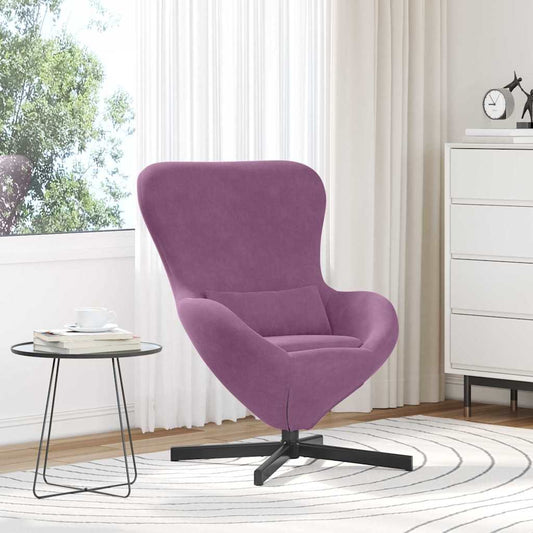 Eiersessel Lila 63 x 73 x 90 cm Samt