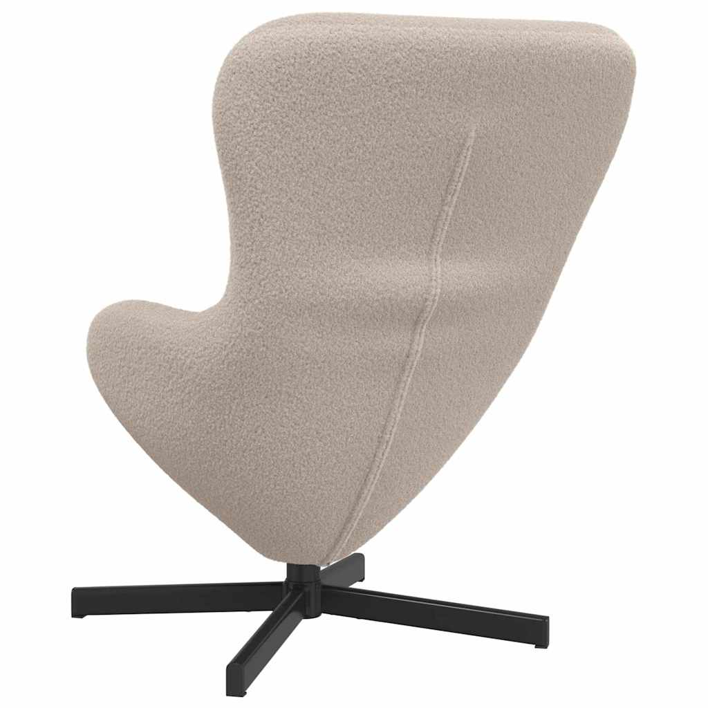 Eiersessel Hellgrau 63 x 73 x 90 cm