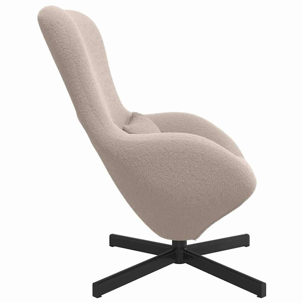 Eiersessel Hellgrau 63 x 73 x 90 cm