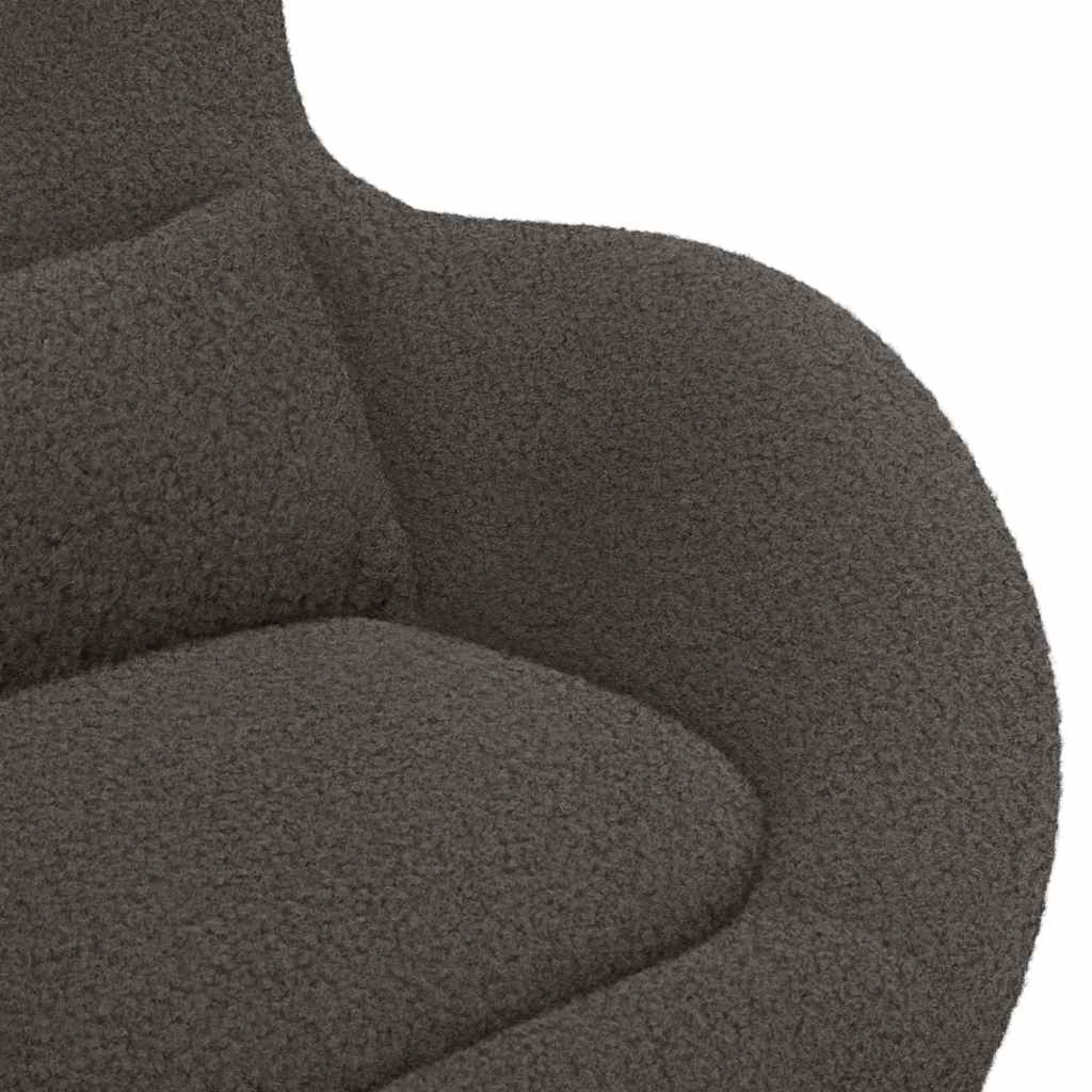 Eiersessel Dunkelgrau 63 x 73 x 90 cm