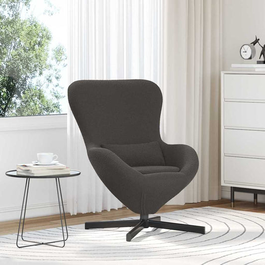 Eiersessel Dunkelgrau 63 x 73 x 90 cm