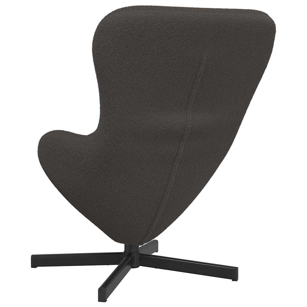 Eiersessel Dunkelgrau 63 x 73 x 90 cm