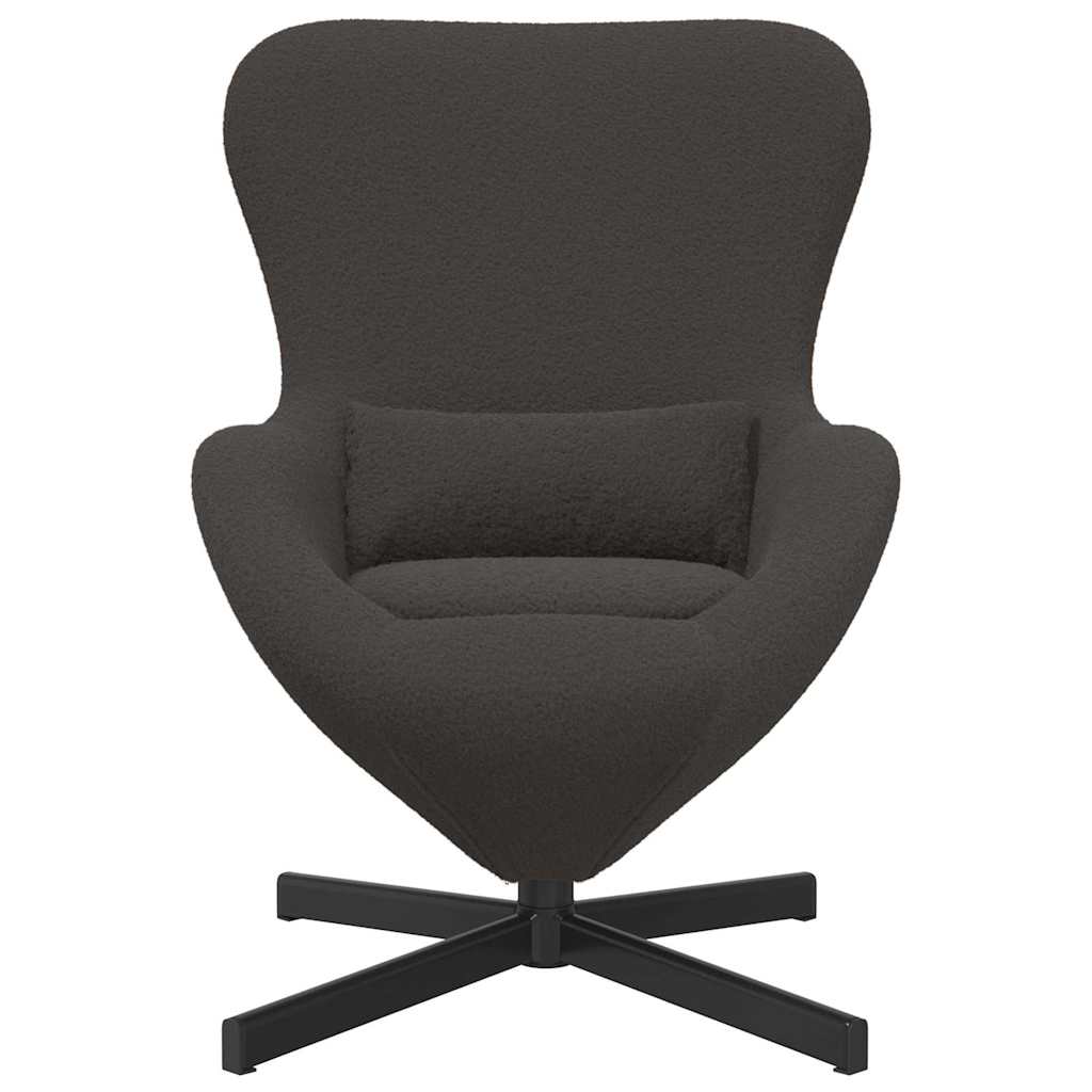 Eiersessel Dunkelgrau 63 x 73 x 90 cm