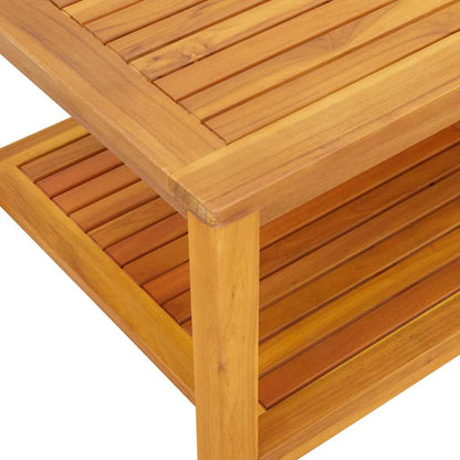 Beistelltisch Öl-Natur 90 x 50 x 45 cm Massivholz Akazie