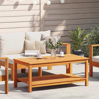 Beistelltisch Öl-Natur 110 x 55 x 45 cm Massivholz Akazie