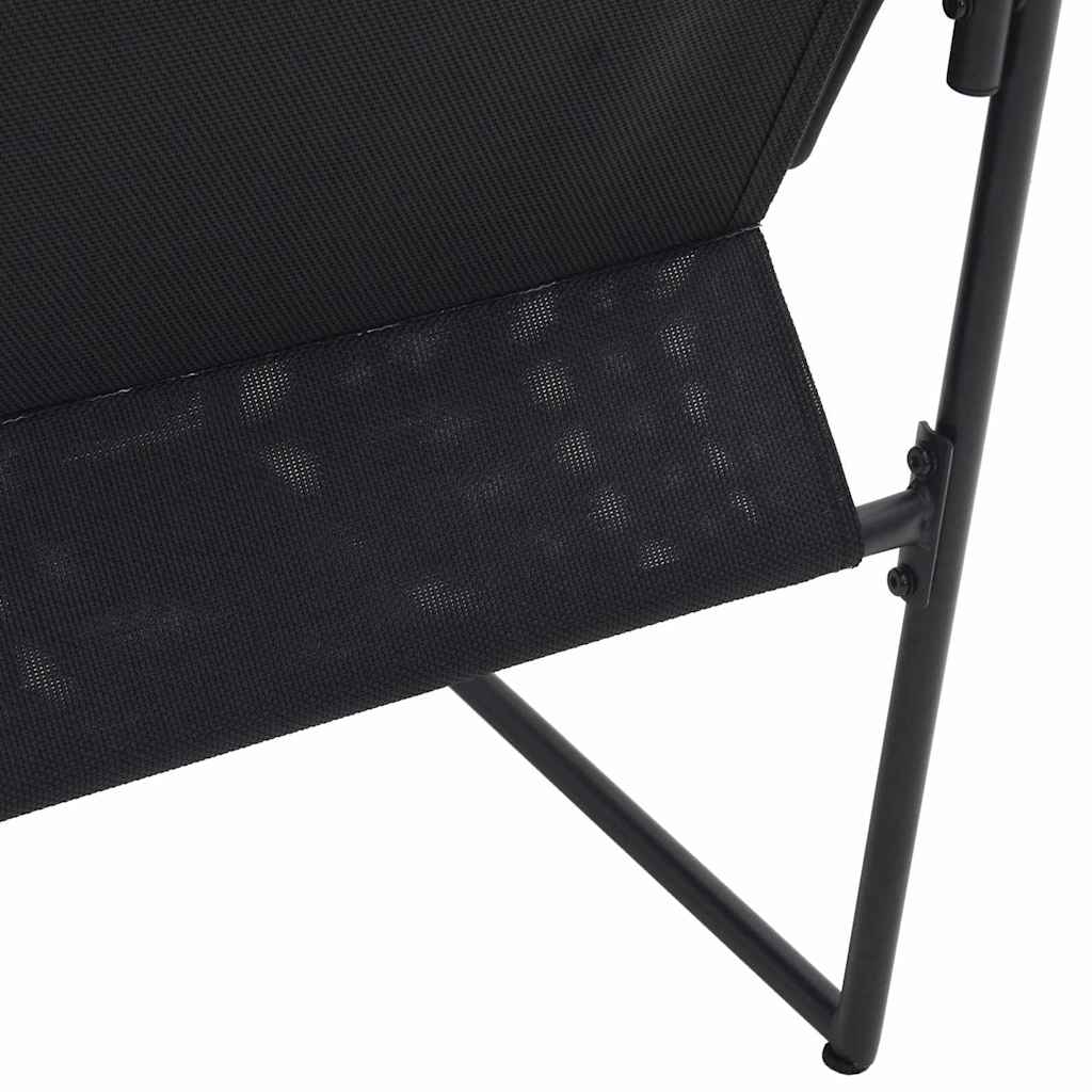 Stuhl 4 Stk. Schwarz und Anthrazit Textilene