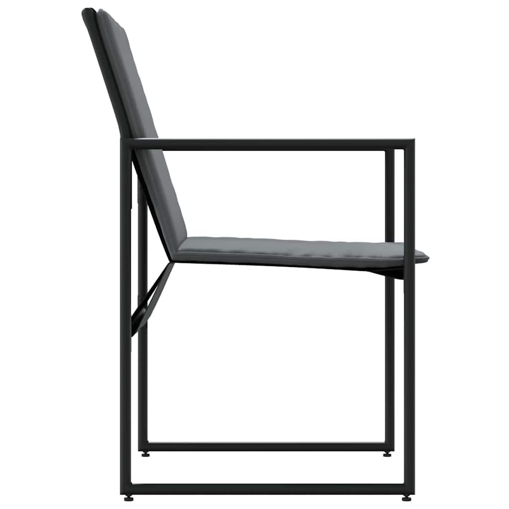 Stuhl 4 Stk. Schwarz und Anthrazit Textilene