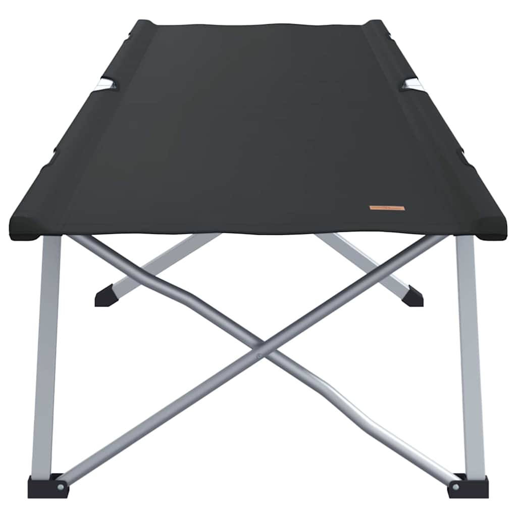 Klapp Schlafbett fürs Camping Schwarz 194 x 62,5 x 42,5 cm