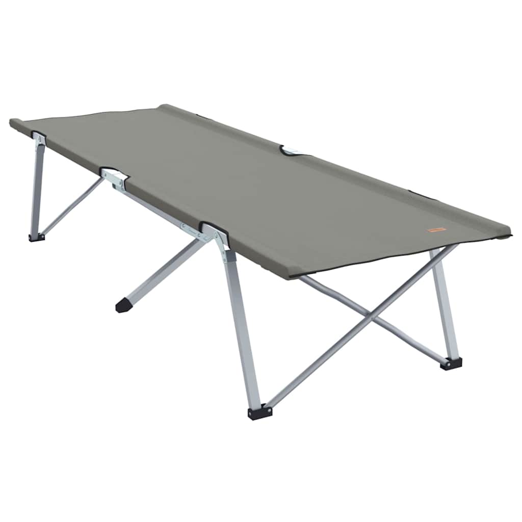 Klapp Schlafbett fürs Camping Grau 194 x 62,5 x 42,5 cm