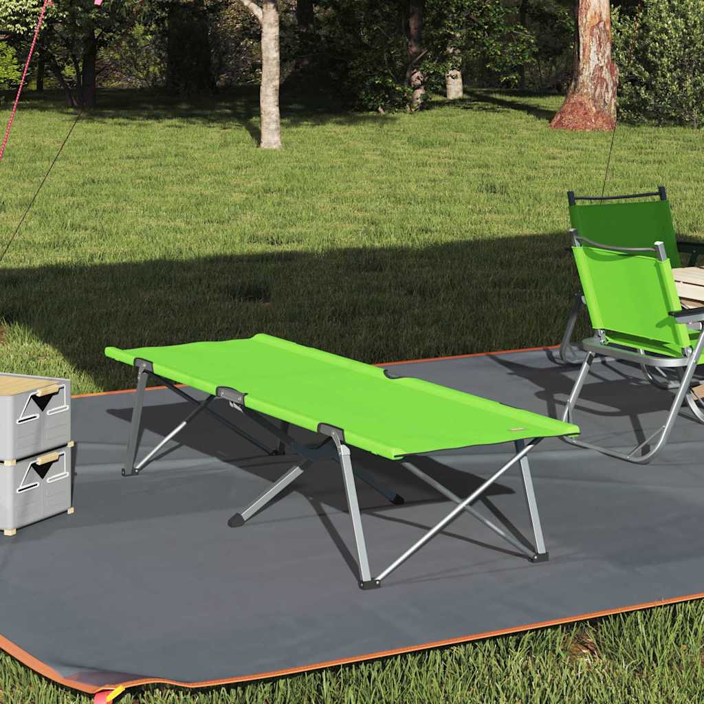 Klapp Schlafbett fürs Camping Grün 194 x 62,5 x 42,5 cm
