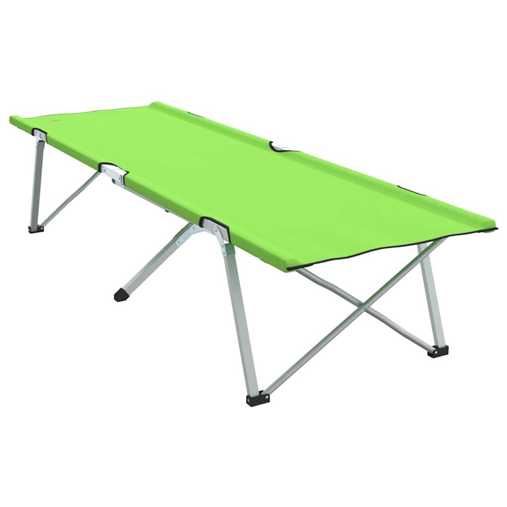Klapp Schlafbett fürs Camping Grün 194 x 62,5 x 42,5 cm