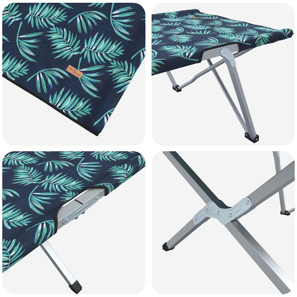 Klapp Schlafbett fürs Camping Blatt Wald 194 x 62,5 x 42,5 cm