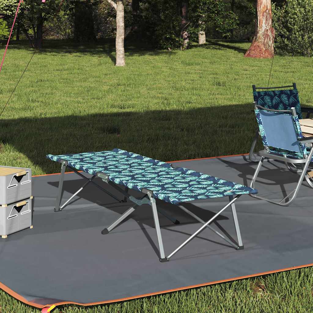 Klapp Schlafbett fürs Camping Blatt Wald 194 x 62,5 x 42,5 cm