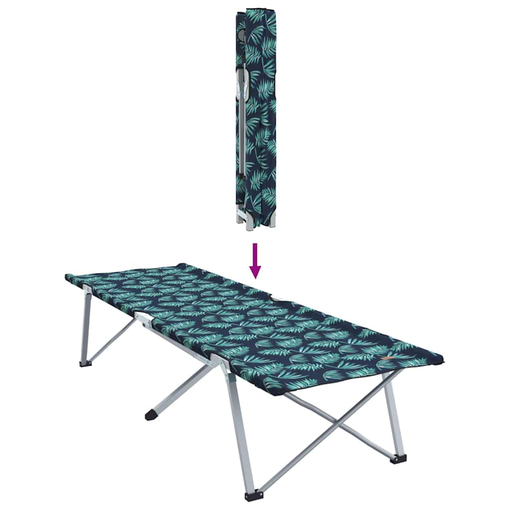 Klapp Schlafbett fürs Camping Blatt Wald 194 x 62,5 x 42,5 cm