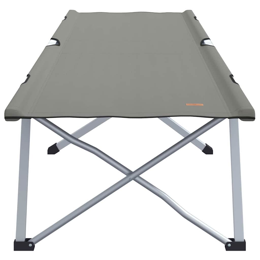 Klapp Schlafbett fürs Camping 2 stk. Grau 194 x 62,5 x 42,5 cm