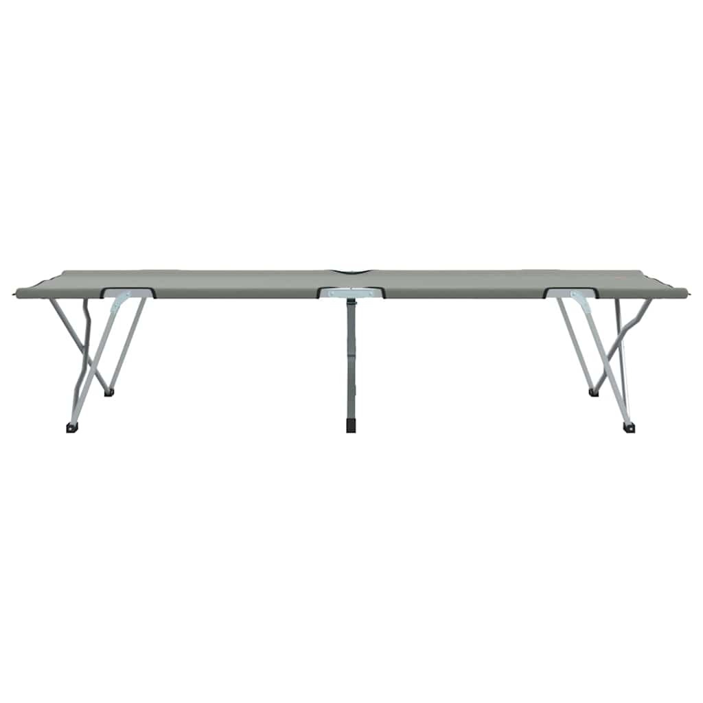 Klapp Schlafbett fürs Camping 2 stk. Grau 194 x 62,5 x 42,5 cm