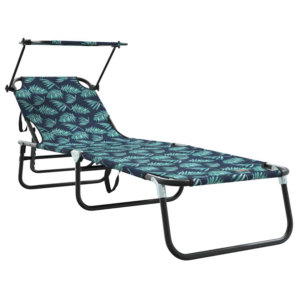 Klappbare Sonnenliege Mehrfarbig 190 x 57 x 81 cm Oxford
