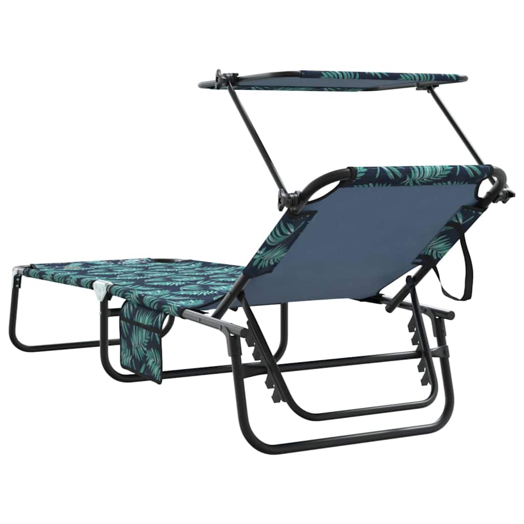 Klappbare Sonnenliege Mehrfarbig 190 x 57 x 81 cm Oxford