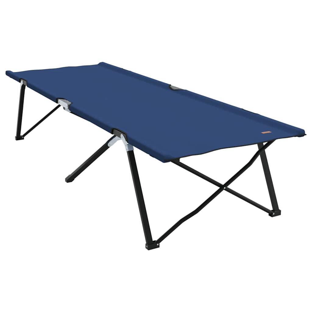 Klapp Schlafbett fürs Camping Blau 206 x 76 x 74 cm