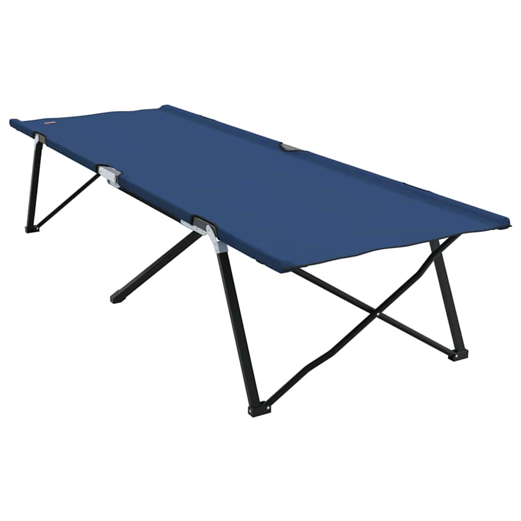 Klapp Schlafbett fürs Camping Blau 206 x 76 x 74 cm