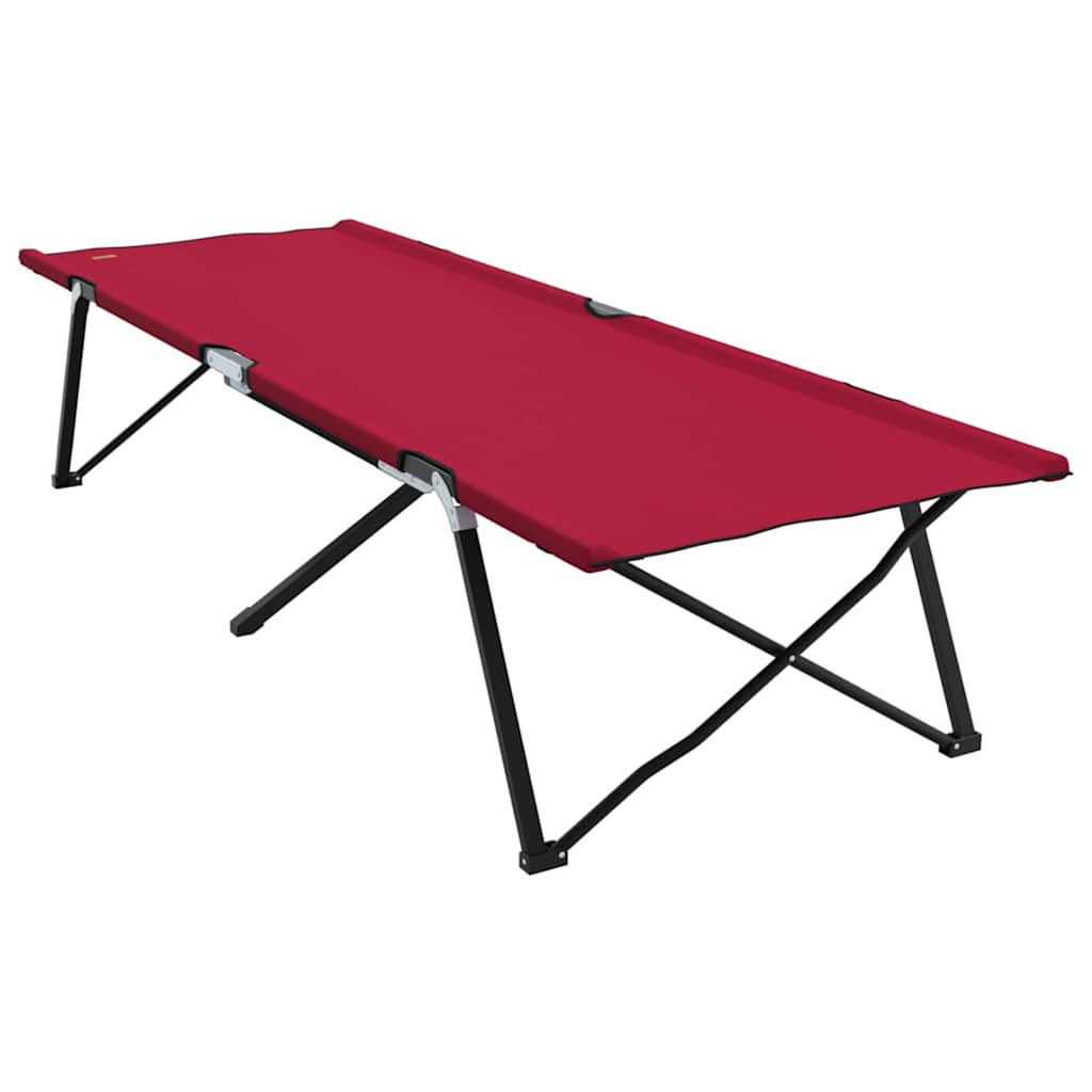 Klapp Schlafbett fürs Camping Rot 206 x 76 x 74 cm