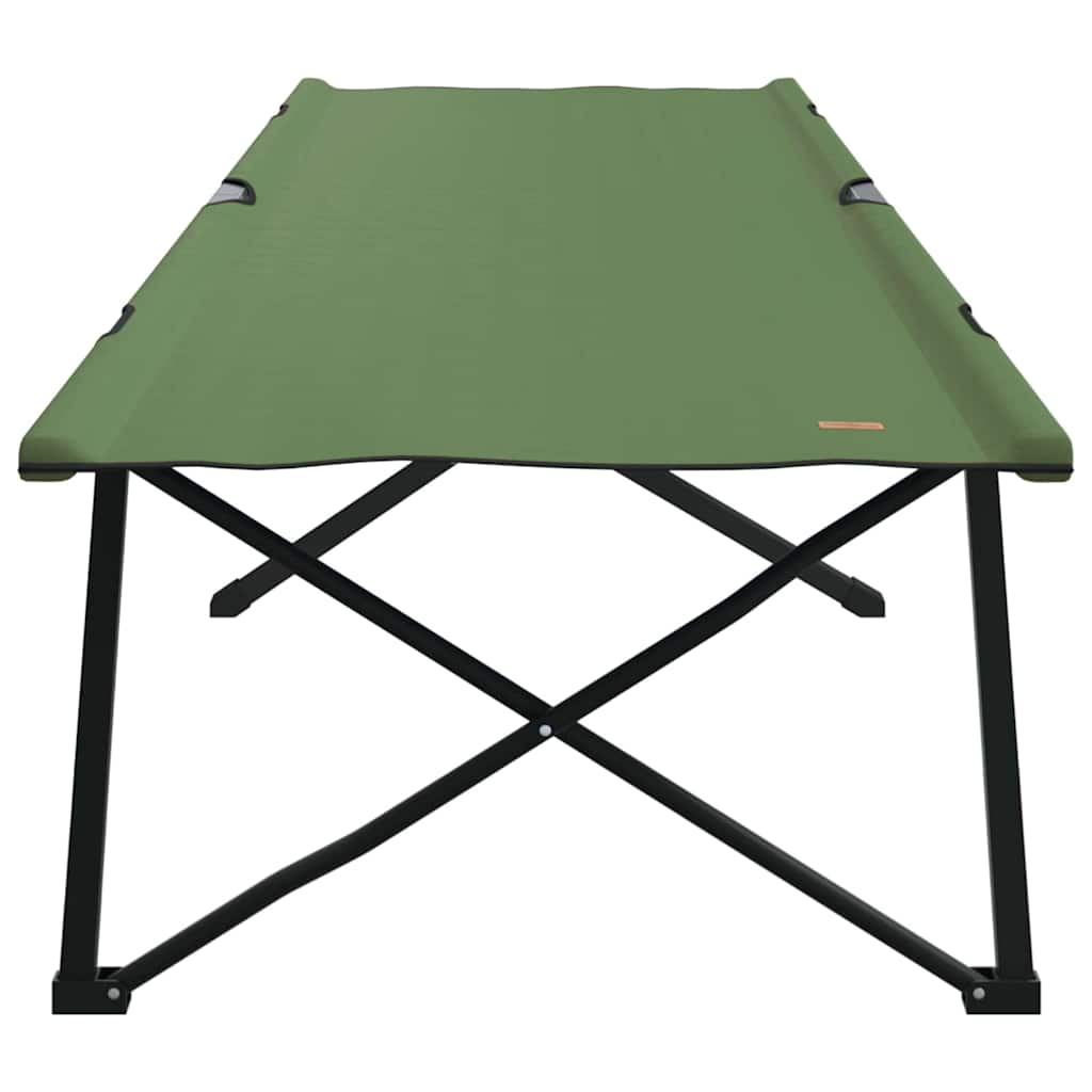 Klapp Schlafbett fürs Camping Grün 206 x 76 x 74 cm